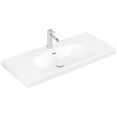Villeroy & Boch Skyla umywalka 100x46 cm prostokątna meblowa CeramicPlus Stone White 5A51A5RW
