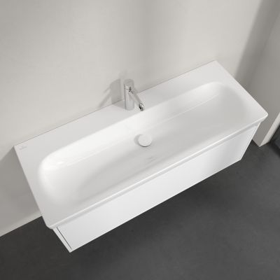 Villeroy & Boch Skyla umywalka 120x46 cm prostokątna meblowa Weiss Alpin 5A51C101