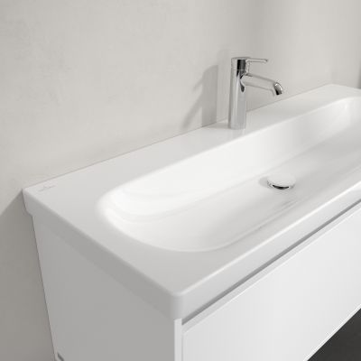 Villeroy & Boch Skyla umywalka 120x46 cm prostokątna meblowa CeramicPlus Weiss Alpin 5A51C1R1