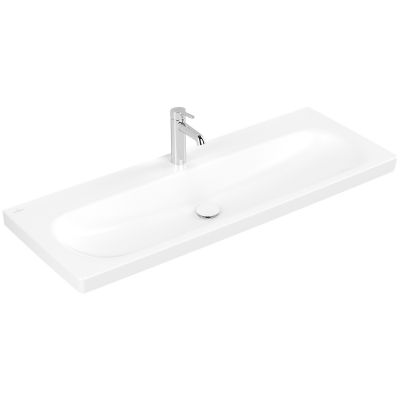 Villeroy & Boch Skyla umywalka 120x46 cm prostokątna meblowa CeramicPlus Stone White 5A51C1RW