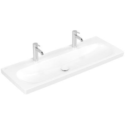 Villeroy & Boch Skyla umywalka 120x46 cm prostokątna meblowa CeramicPlus Stone White 5A51C2RW
