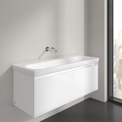 Villeroy & Boch Skyla umywalka 120x46 cm prostokątna meblowa Weiss Alpin 5A51C301