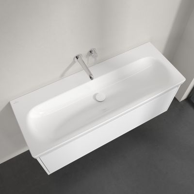 Villeroy & Boch Skyla umywalka 120x46 cm prostokątna meblowa Weiss Alpin 5A51C301
