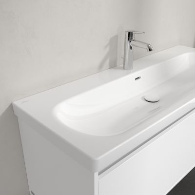 Villeroy & Boch Skyla umywalka 120x46 cm prostokątna meblowa Weiss Alpin 5A51C501