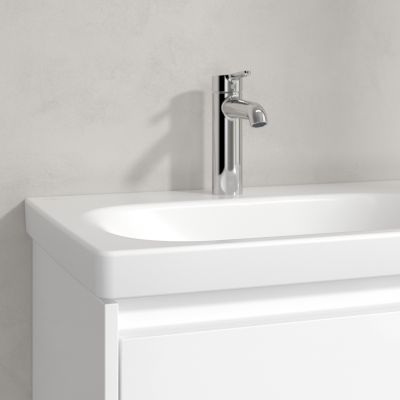 Villeroy & Boch Skyla umywalka 80x46 cm prostokątna meblowa lewa CeramicPlus Stone White 5A52L2RW