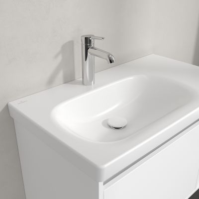 Villeroy & Boch Skyla umywalka 80x46 cm prostokątna meblowa lewa CeramicPlus Stone White 5A52L2RW