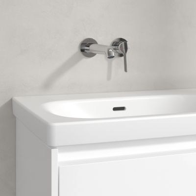 Villeroy & Boch Skyla umywalka 80x46 cm prostokątna meblowa lewa CeramicPlus Stone White 5A52L3RW