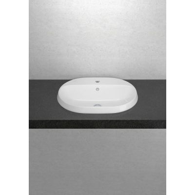 Villeroy & Boch Architectura umywalka 60x45 cm wpuszczana owalna CeramicPlus Weiss Alpin 5A6660R1