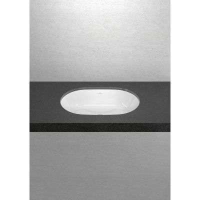 Villeroy & Boch Architectura umywalka 57x37,5 cm podblatowa owalna CeramicPlus Weiss Alpin 5A7661R1