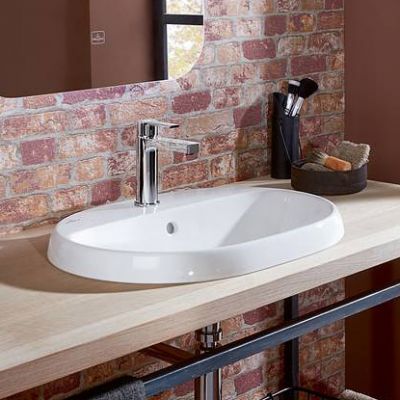 Villeroy & Boch Architectura umywalka 60x45 cm wpuszczana owalna Weiss Alpin 5A666001