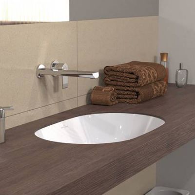Villeroy & Boch Architectura umywalka 57x37,5 cm podblatowa owalna CeramicPlus Weiss Alpin 5A7661R1