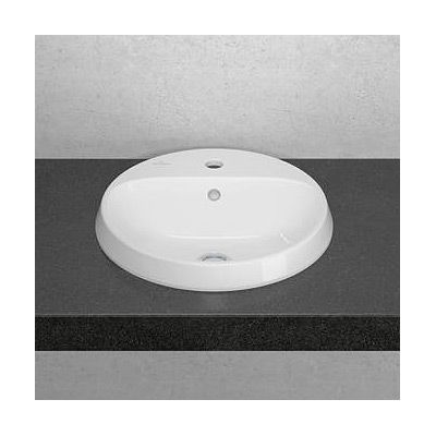 Villeroy & Boch Architectura umywalka 45 cm wpuszczana okrągła CeramicPlus Weiss Alpin 5A6546R1
