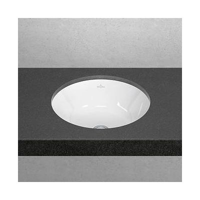 Villeroy & Boch Architectura umywalka 40 cm podblatowa okrągła CeramicPlus Weiss Alpin 5A7546R1