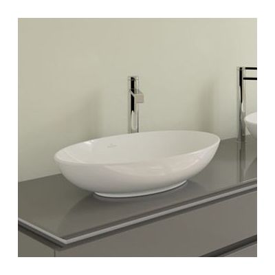 Villeroy & Boch Loop & Friends umywalka 56x38 cm nablatowa owalna CeramicPlus Weiss Alpin 4A4701R1
