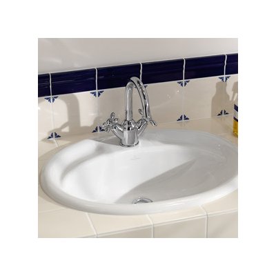 Umywalka nablatowa 640 x 520 mm Villeroy & Boch Florine 6148 00 01