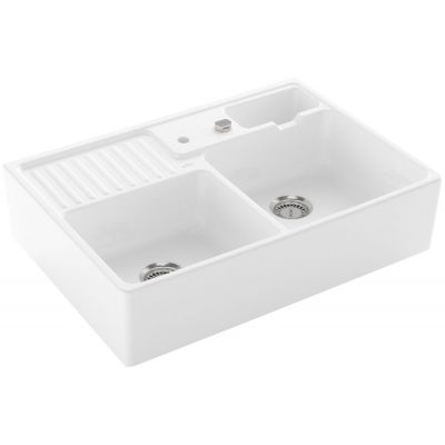 Villeroy & Boch Double-Bowl zlewozmywak ceramiczny 89,5x63 cm biały 632392R1