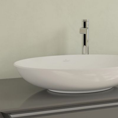 Villeroy & Boch Loop & Friends umywalka 62x42 cm nablatowa owalna CeramicPlus Weiss Alpin 4A4801R1