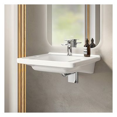 Villeroy & Boch ViCare umywalka 60x55 cm prostokątna ścienna Weiss Alpin 4A686001