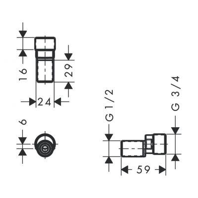 Hansgrohe złącze S 94140000
