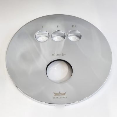 Kronenbach Smart Push rozeta do baterii wannowo-prysznicowej chrom ZPIA138CRKB