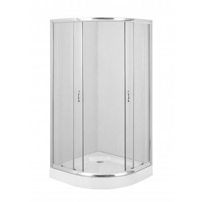 Deante Funkia kabina półokrągła 90 cm szkło transparentne KYP051K