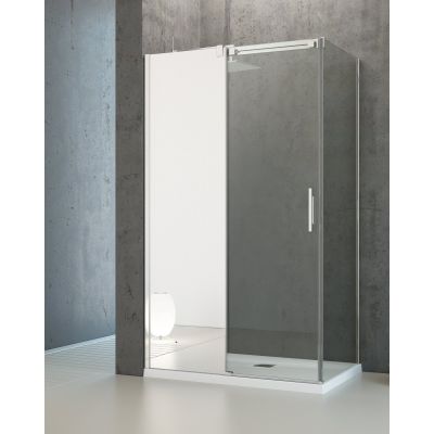 Radaway Espera KDJ Mirror ścianka prysznicowa 45 cm lewa chrom/szkło przezroczyste 380230-71L