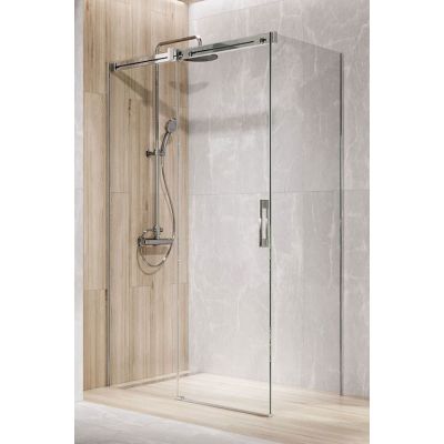 Radaway Espera Pro KDJ ścianka prysznicowa 64 cm do drzwi lewych chrom/szkło przezroczyste 10092140-01-01L