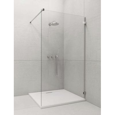 Radaway Euphoria Walk-In ścianka prysznicowa 80 cm frontowa W1 V chrom/szkło przezroczyste 383110-01-01