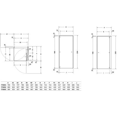 Duravit OpenSpace kabina prysznicowa 100 cm kwadratowa szkło przezroczyste/lustrzane 770003000110000