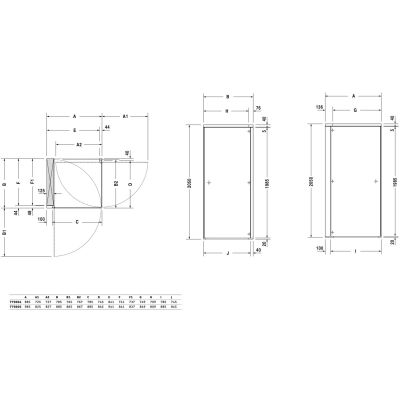 Duravit OpenSpace kabina prysznicowa 90x80 cm prostokątna szkło przezroczyste/lustrzane 770004000100000