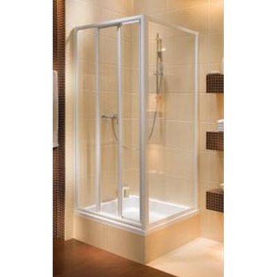 Koło Atol Plus ścianka prysznicowa 80 cm biały/szkło przezroczyste ESKS80222000