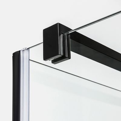 New Trendy Negra kabina prysznicowa 100x80 cm prostokątna szkło przezroczyste EXK-1193/EXK-1195