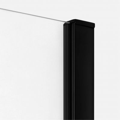 New Trendy Prime kabina prysznicowa 80x90 cm prostokątna czarny mat/szkło przezroczyste D-0312A/D-0315A