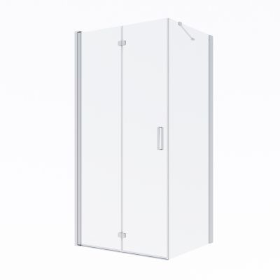 Zestaw (20200100) Oltens Trana drzwi prysznicowe 21209100 + Oltens Trana ścianka prysznicowa 22102100