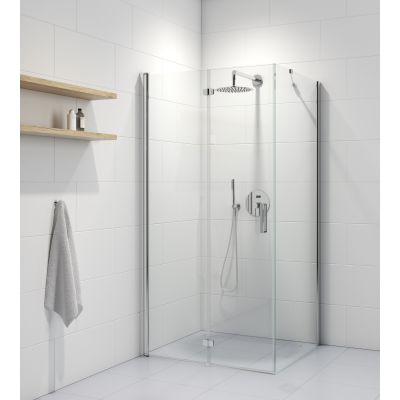 Zestaw (20201100) Oltens Trana drzwi prysznicowe 21209100 + Oltens Trana ścianka prysznicowa 22103100