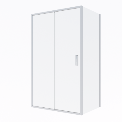 Oltens Fulla kabina prysznicowa 110x80 cm prostokątna drzwi ze ścianką chrom/szkło przezroczyste 20207100