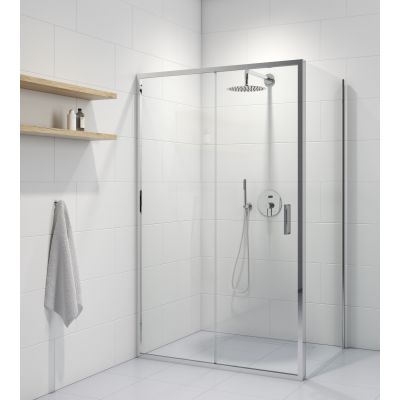 Oltens Fulla drzwi prysznicowe 21202100 + Oltens Fulla ścianka prysznicowa 22101100