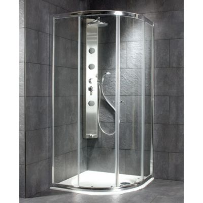 Kabina prysznicowa Poolspa City Rondo profil chromowy 90 x 90 PB3000031