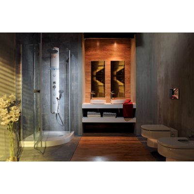 Kabina prysznicowa 90 x 90 cm Poolspa Metropolis Rondo PB3000024