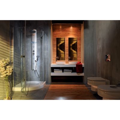 Kabina prysznicowa 80 x 80 cm Poolspa Metropolis Rondo PB3000025