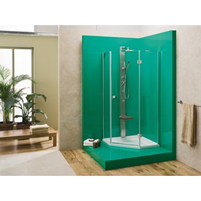 Kabina prysznicowa 90 x 90 cm Poolspa Metropolis Diamond PB3000026
