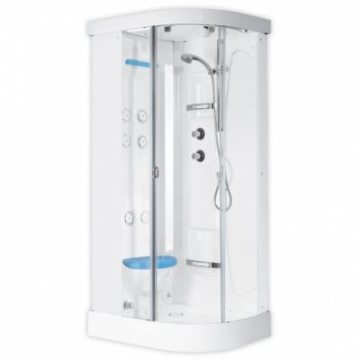 Kabina (lewa) 75 x 100 x 217 cm Poolspa Therma Corner Basic system Duo PKA9B11DUOB0000