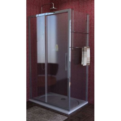 Polysan Lucis Line ścianka prysznicowa 70 cm boczna chrom/szkło przezroczyste DL3215