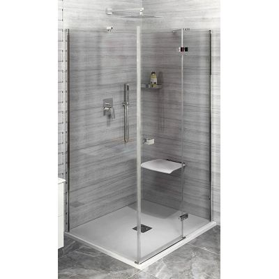 Polysan Fortis Line drzwi prysznicowe 90 cm prawe chrom/szkło przezroczyste FL1090R