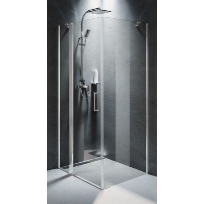 Riho Novik Z203 kabina prysznicowa 90x80 cm prostokątna chrom błyszczący/szkło przezroczyste G003018120