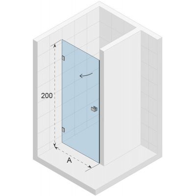 Riho Scandic Lift drzwi prysznicowe 80 cm lewe M101 GX0800201