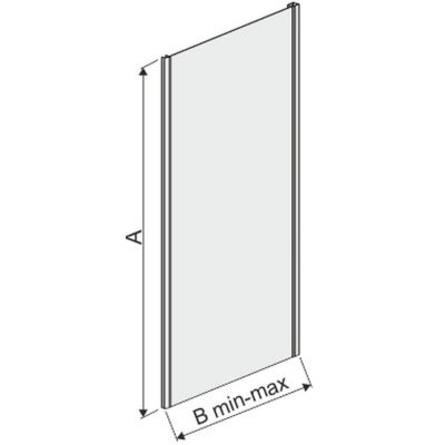 Sanplast TX ścianka prysznicowa dodatkowa 70 cm SS0-W/TX5b-70 600-271-1660-01-401