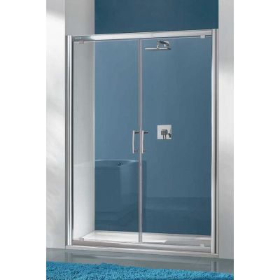 Sanplast TX drzwi prysznicowe 70 cm DD/TX5b-70 wnękowe srebrny błyszczący/sitodruk W15 600-271-1900-38-231