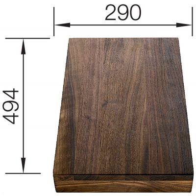 Blanco Axis deska kuchenna drewno orzechowe 225331