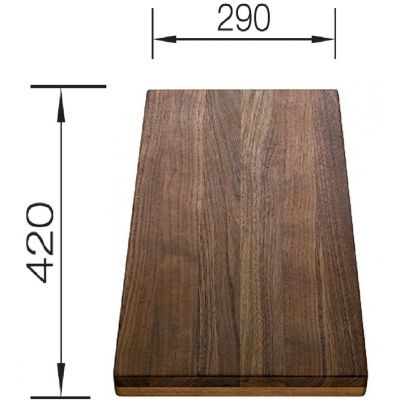 Blanco deska kuchenna z drewna orzecha amerykańskiego 515914